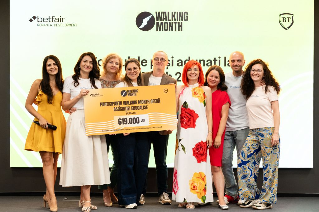 Peste un miliard de pași pentru educație: rezultatele Walking Month 2026